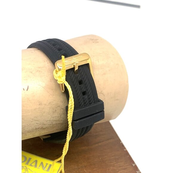 Invicta Women's Watch 17486 Angel Quartz Gold Black Rubber Band 38mm - Picture 11 of 15